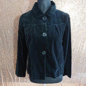 Vintage Cherokee Girl's 100% Cotton Velvet Three Button Light Jacket XL 14/16